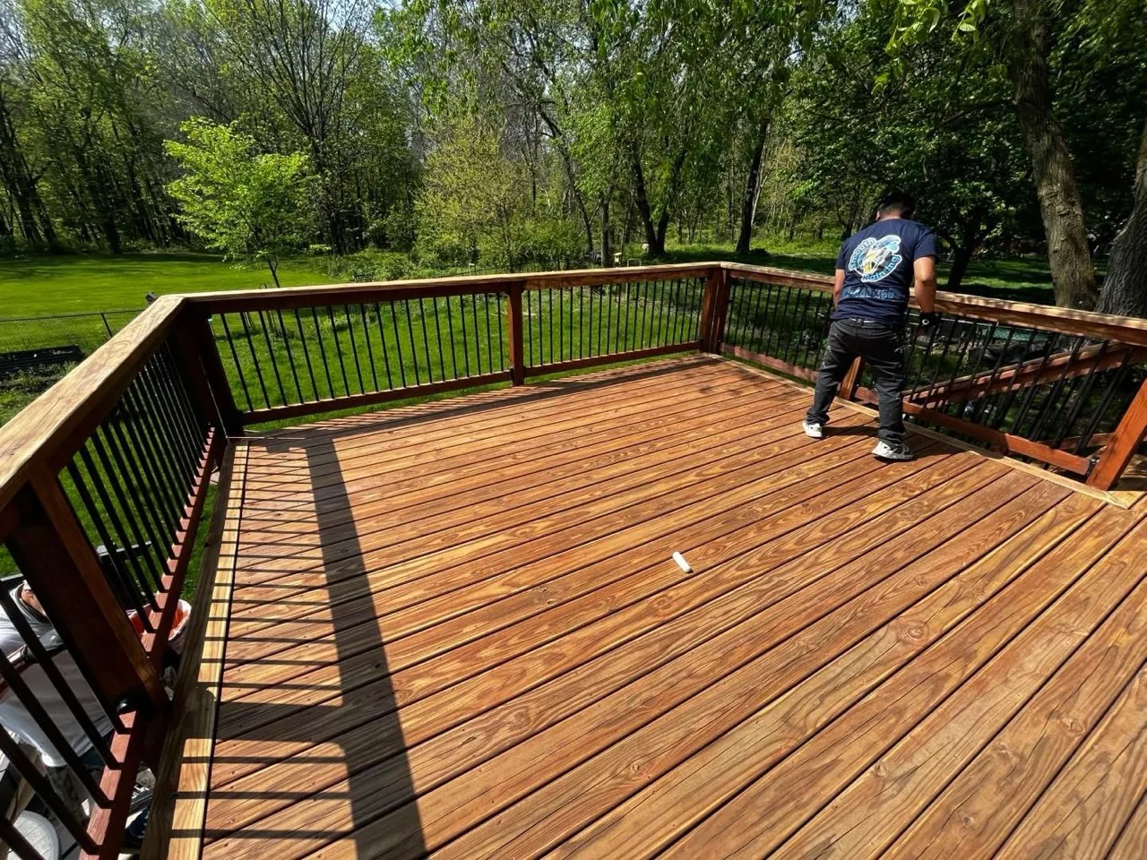 Smooth Painting crew finishing an exterior project